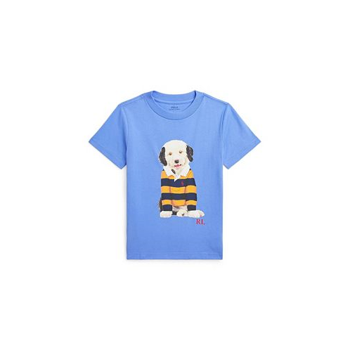 Polo Ralph Lauren Toddler and Little Boys Dog-Print Cotton Jersey T-shirt
