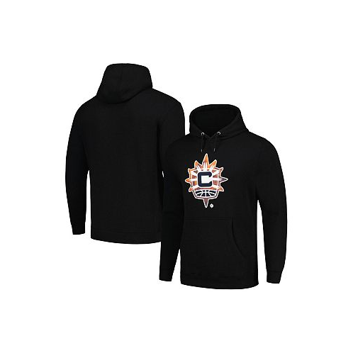 Stadium Essentials Mens and Womens Black Connecticut Sun City View Pullover Hoodie