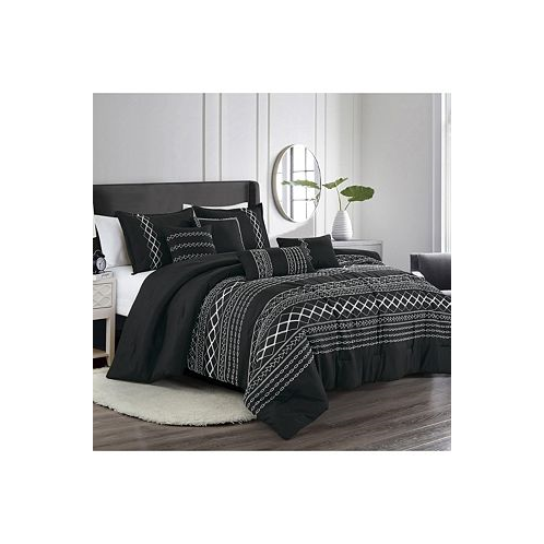 MarCielo 7 PCS Bedding Comforter Set Yihana -King