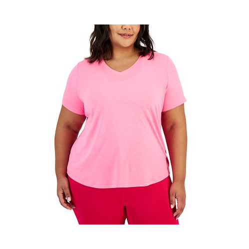 ID Ideology Plus Size 3-Pk. Solid Short-Sleeve Top