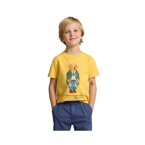 Polo Ralph Lauren Toddler and Little Boys Polo Bear Cotton Jersey T-shirt