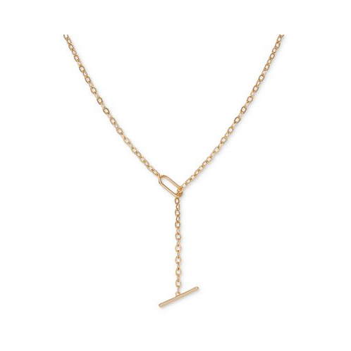 GUESS Gold-Tone Crystal 36 Toggle Lariat Necklace