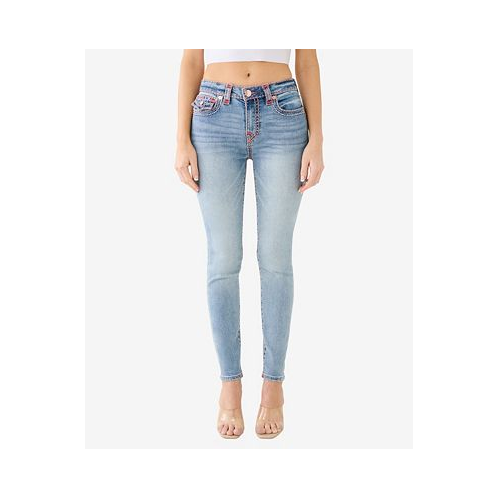True Religion Womens Jennie Flap Super T Skinny Jeans