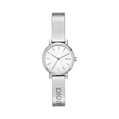 DKNY Womens Soho Stainless Steel Half-Bangle Bracelet Watch 24mm NY2306
