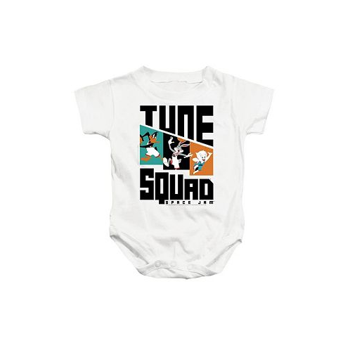Space Jam 2 Baby Girls Baby Tune Squad Pattern Characters Snapsuit