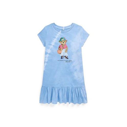 Polo Ralph Lauren Toddler and Little Girls Tie-Dye Polo Bear Cotton T-shirt Dress
