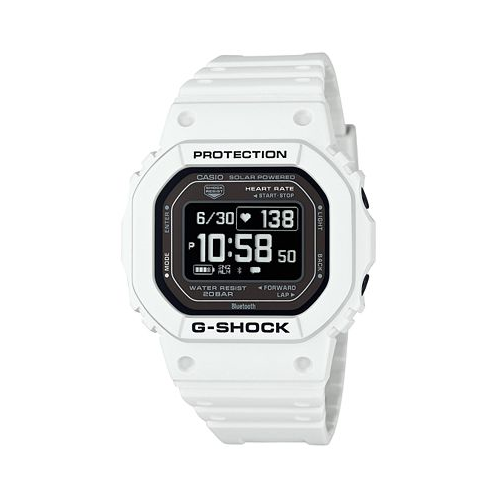 G-Shock Mens Digital White Resin Strap Watch 45mm DWH5600-7