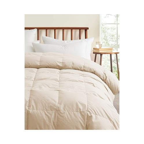 UNIKOME All Season 300 Thread Count Cotton Goose Down Fiber Comforter Twin