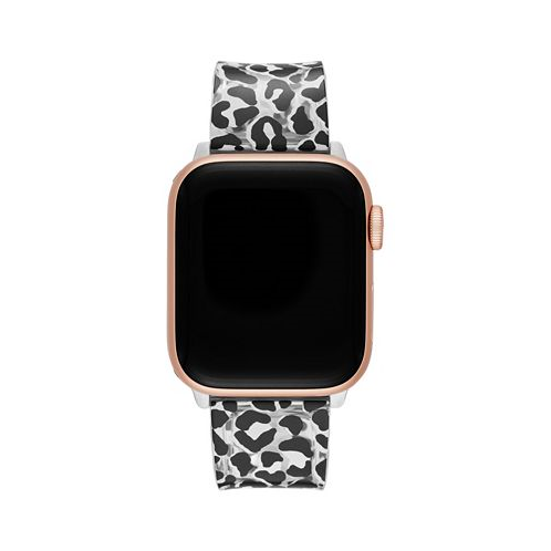 Kate spade new york Womens Leopard Print Polyurethane Band for Apple Watch Strap