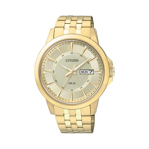 Citizen Mens Gold-Tone Stainless Bracelet Watch 41mm BF2013-56P
