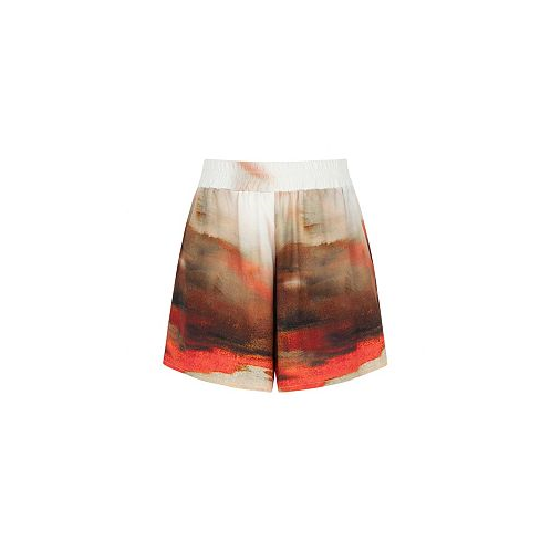 NOCTURNE Womens Printed High Waisted Shorts