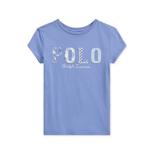 Polo Ralph Lauren Little Girls Mixed-Logo Cotton Jersey T-Shirt