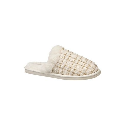 Nine West Womens Plaid Knit Slide