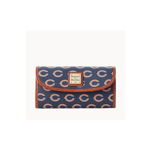 Dooney Bourke Womens Chicago Bears Team Color Continental Clutch