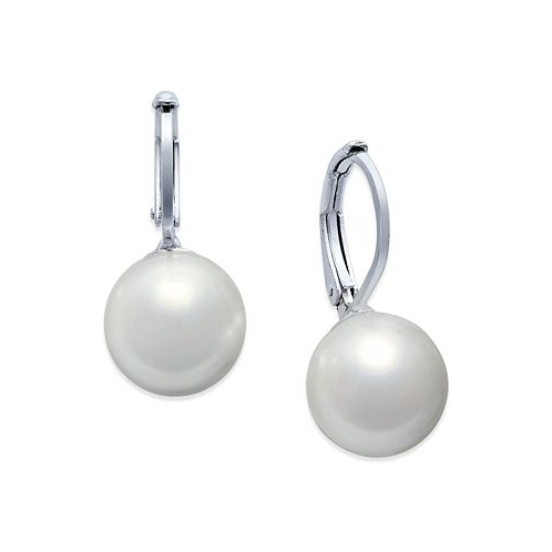 POLO Ralph Lauren Silver-Tone Imitation Pearl Drop Earrings