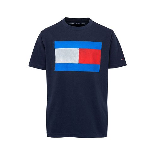 Tommy Hilfiger Little Boys Tommy Flag Graphic-Print T-Shirt