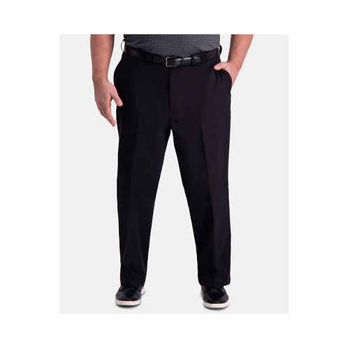 Haggar Mens Big & Tall Classic-Fit Khaki Pants