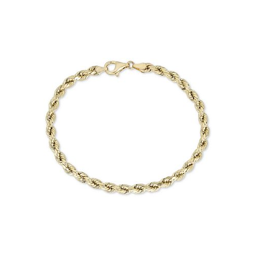 Macys Rope Chain Bracelet in 10k Gold