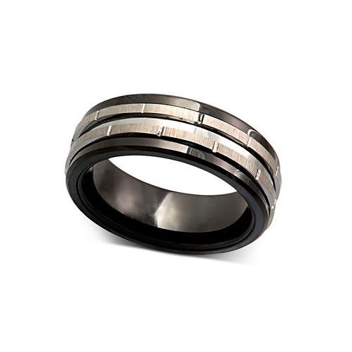 Macys Mens Tungsten Ring Black Ceramic Tungsten Design Ring