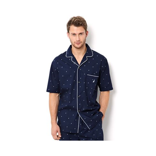 Nautica Mens Signature Pajama Shirt