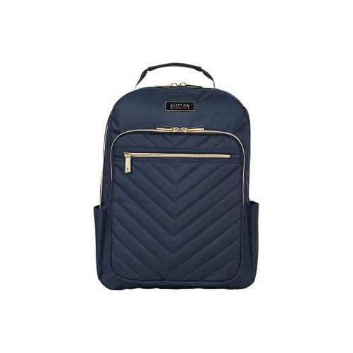 Kenneth Cole Reaction Chelsea Womens Chevron Quilted 15-Inch Laptop & Tablet Fashion Travel Backpack