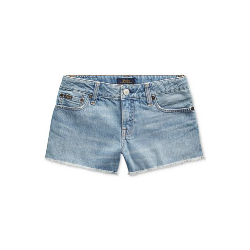 Polo Ralph Lauren Big Girls Frayed Denim Shorts