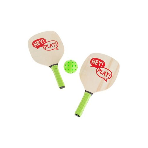 Trademark Global Hey Play Paddle Ball Game Set - Pair Of Lightweight Beginner Rackets Ball And Carrying Bag For Indoor Or Outdoor Play - Adults And Children