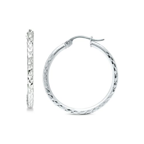 Giani Bernini Small Twist Hoop Earrings in Sterling Silver 20mm
