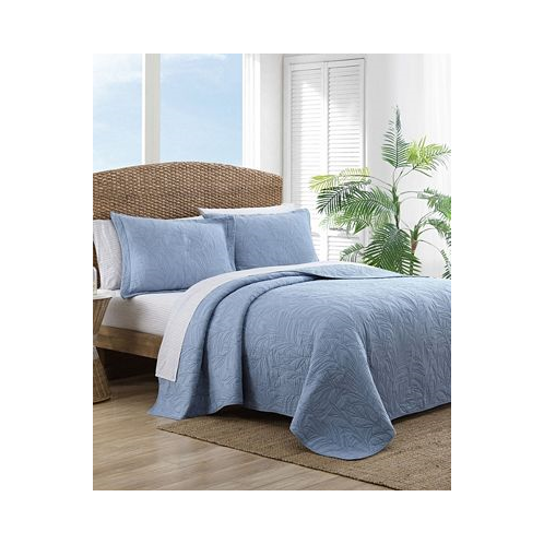 Tommy Bahama Home Tommy Bahama Solid Costa Sera Cotton Reversible Quilt Twin