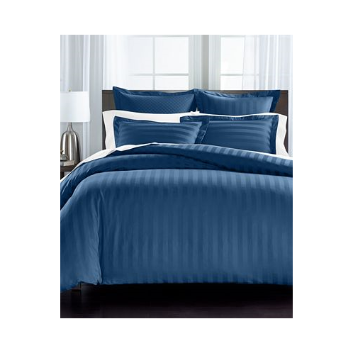 Charter Club Thin Stripe 550 Thread Count Pima Cotton 2-Pc. Comforter Set Twin