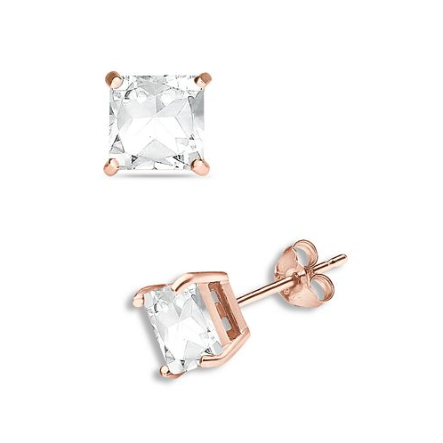 Giani Bernini Cubic Zirconia Square Stud Earrings (2 ct. t.w.) in 18k Gold over Sterling Silver