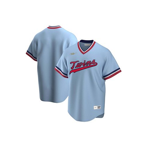Nike Mens Light Blue Minnesota Twins Road Cooperstown Collection Team Jersey