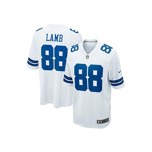 Nike Mens CeeDee Lamb White Dallas Cowboys Game Team Jersey