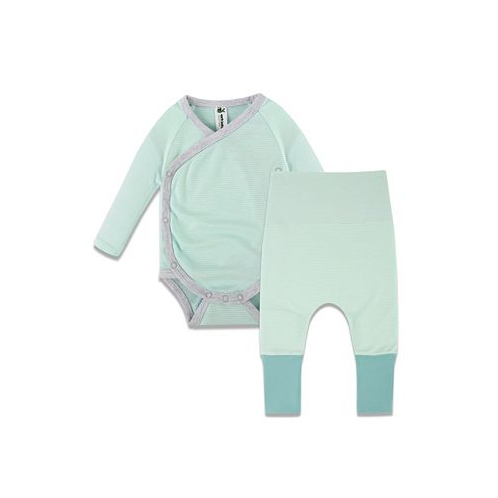 Earth Baby Outfitters Baby Girls Bodysuit and Pants 2 Piece Set