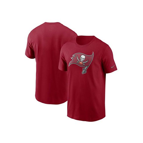 Nike Mens Big and Tall Red Tampa Bay Buccaneers Primary Logo T-shirt
