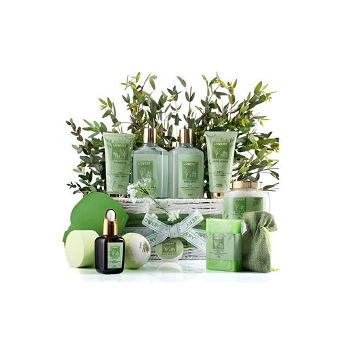 Lovery Tea Tree Home Spa Body Care Gift Set Natural Bath Gift Basket 15 Piece