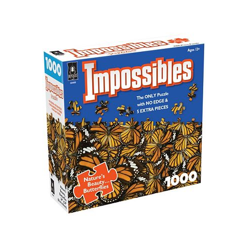 BePuzzled Impossible Puzzle - Natures Beauty Butterflies - 1000 Piece