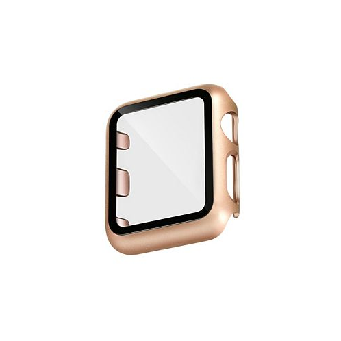 WITHit Rose Gold Tone/Gold Tone Full Protection Bumper with Integrated Glass Cover Compatible with 40mm Apple Watch