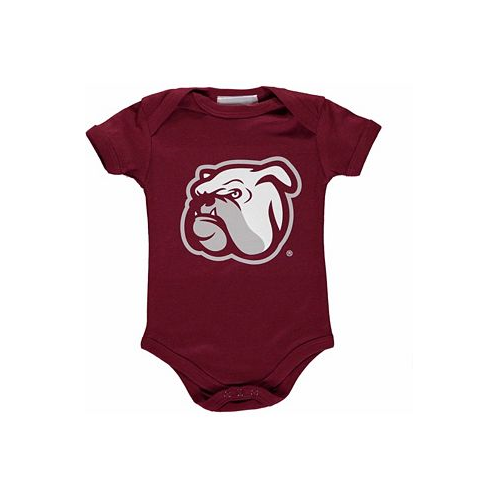 Two Feet Ahead Infant Boys and Girls Maroon Mississippi State Bulldogs Big Logo Bodysuit