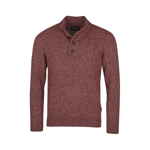 Barbour Mens Sid Regular-Fit Marled Half-Zip Sweater