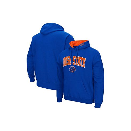 Colosseum Mens Royal Boise State Broncos Arch Logo 3.0 Pullover Hoodie