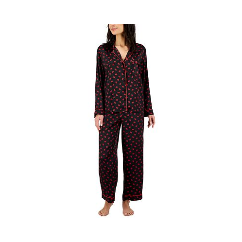 I.N.C. International Concepts Satin Notch Collar Pajama Set