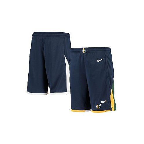 Nike Big Boys Navy Utah Jazz 2020/21 Swingman Shorts - Icon Edition