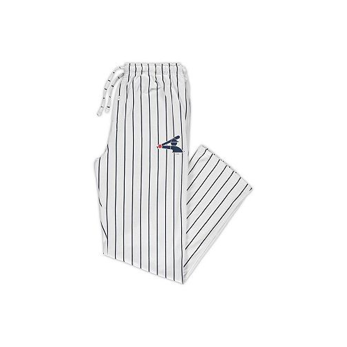 Concepts Sport Mens White Black Chicago White Sox Big and Tall Pinstripe Sleep Pants