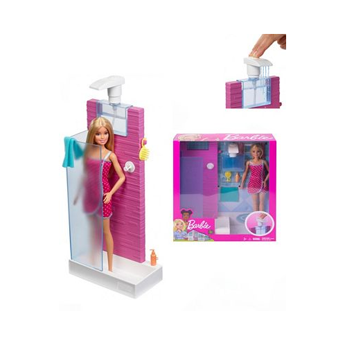 Barbie Spa Bathroom and Working Shower Play Set 5 Pieces