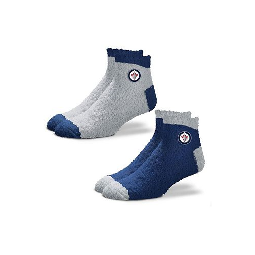 For Bare Feet Womens Winnipeg Jets 2-Pack Team Sleep Soft Socks
