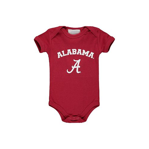 Two Feet Ahead Infant Boys and Girls Crimson Alabama Crimson Tide Arch Logo Bodysuit