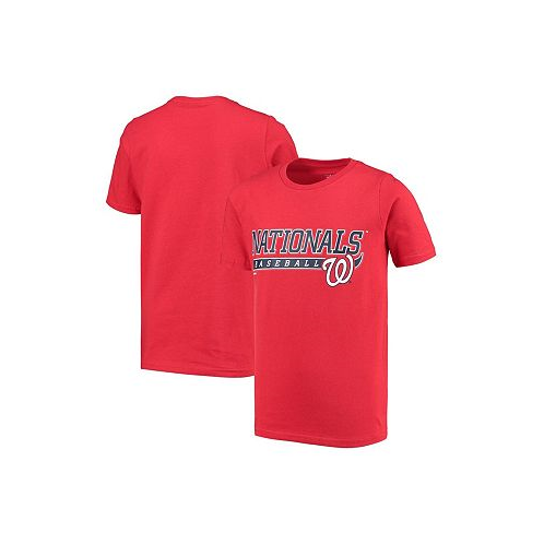 Outerstuff Big Boys Red Washington Nationals Take the Lead T-shirt