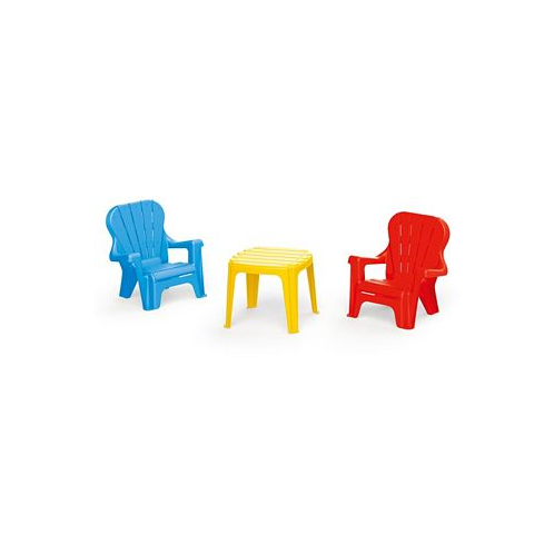 Diggin Active Dolu Toys Childrens Plastic Table and Chairs Set 3 Piece