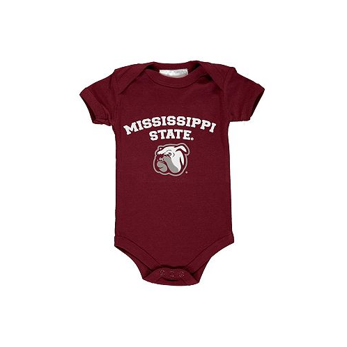 Two Feet Ahead Unisex Infant Maroon Mississippi State Bulldogs Arch Logo Bodysuit